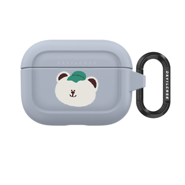 Apple AirPods 保護殼 - 戴棒球帽的白熊 | DEVILCASE香港