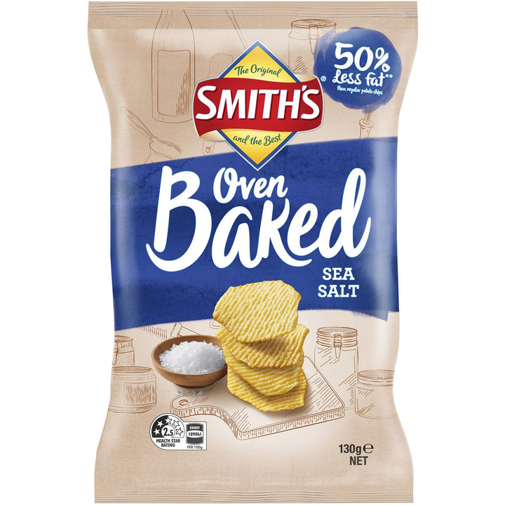 Smith's Oven Baked Chips Sea Salt