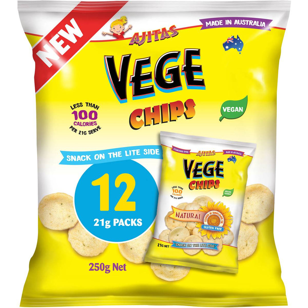 Vege Chips Natural Multipack 12 Pack