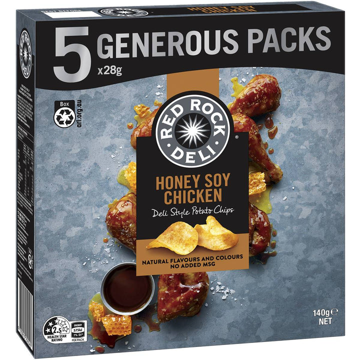 Red Rock Deli Potato Chips: Classic - Honey Soy Chicken