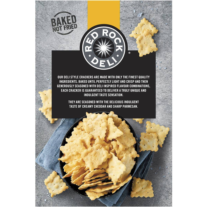 Red Rock Deli Crackers - Cheddar & Parmesan