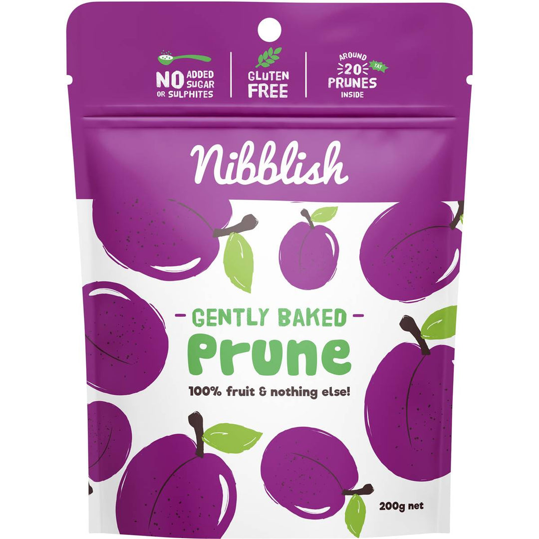 Nibblish Gently Baked Prunes 200g