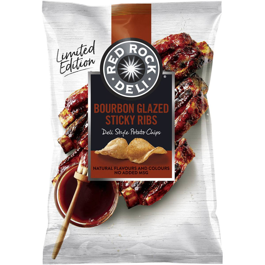 Red Rock Deli Potato Chips - Limited Edition: Bourbon Glazed Sticky Ribs