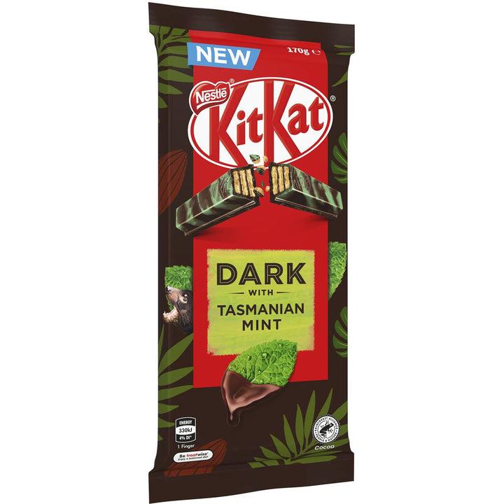Nestle Kitkat Dark With Tasmanian Mint Block 170g