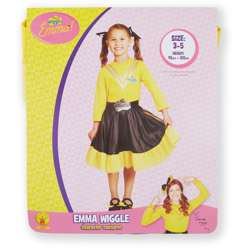 The Wiggles Deluxe Emma Costume - Size 3-5 Years