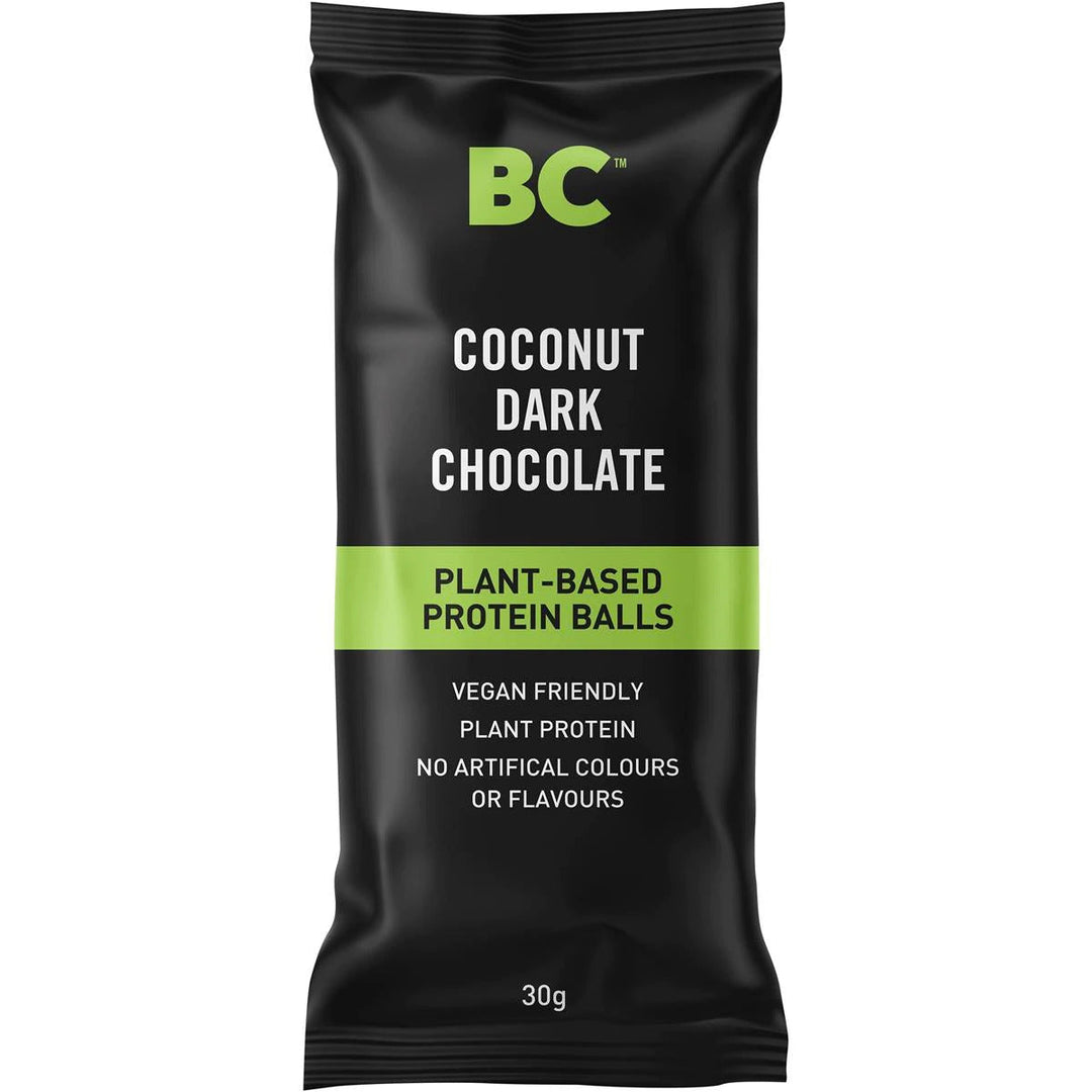 The Bar Counter Coconut Dark Chocolate Plant Based Protein Balls 30g
