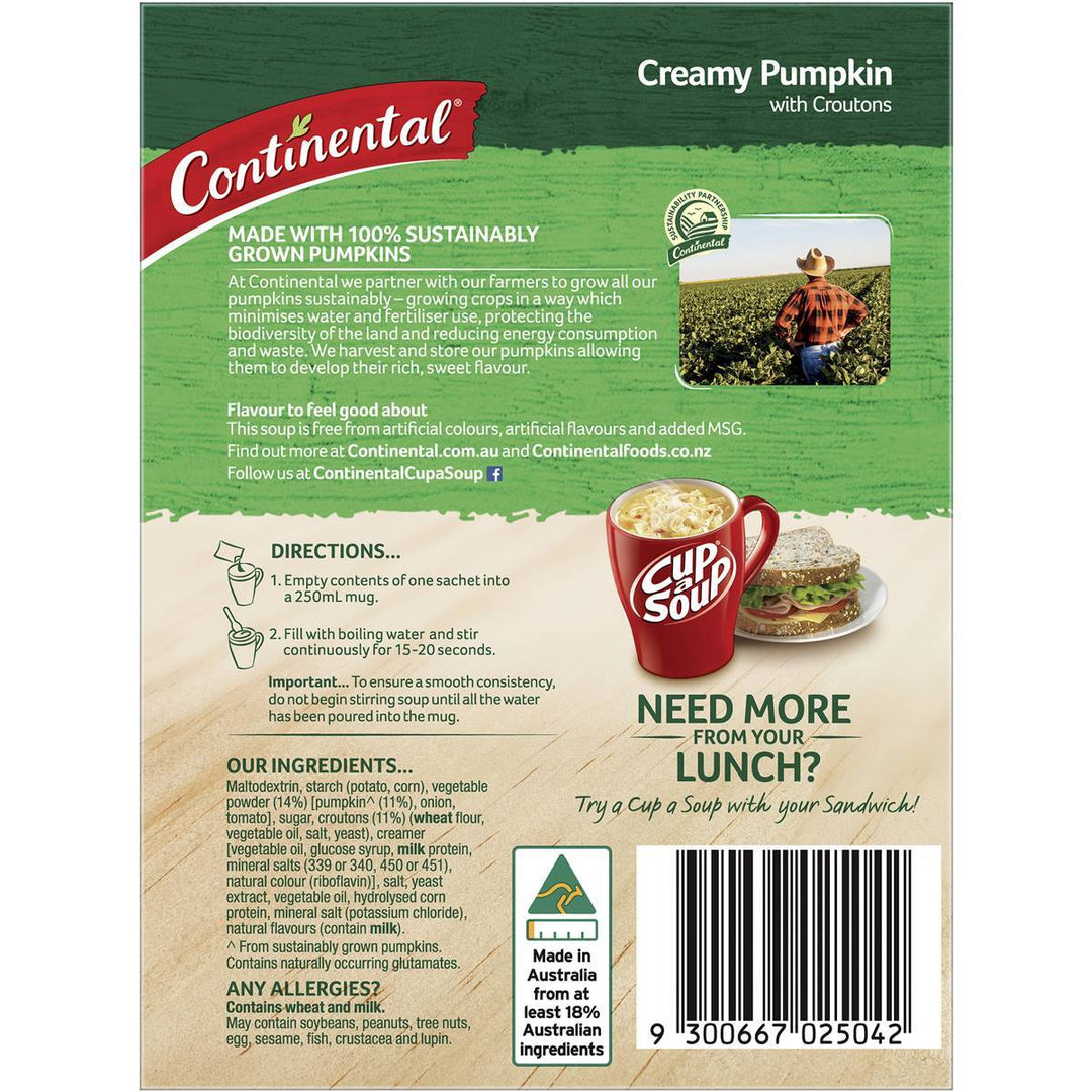 Continental Cup A Soup: Creamy Pumpkin With Croutons | Continental