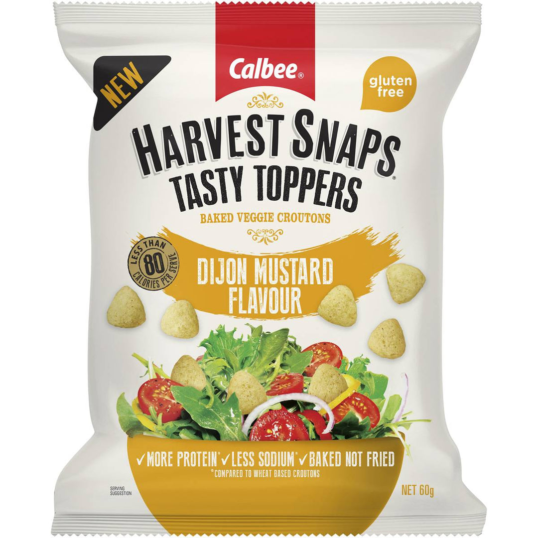 Calbee Harvest Snaps: Tasty Toppers - Dijon Mustard 60g