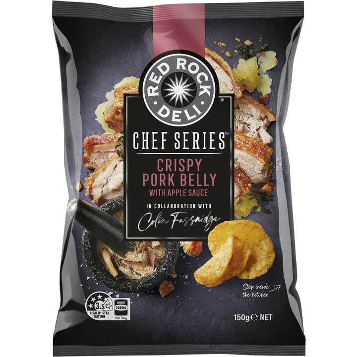 Red Rock Deli Potato Chips - Chef Series: Crispy Pork Belly With Apple Sauce