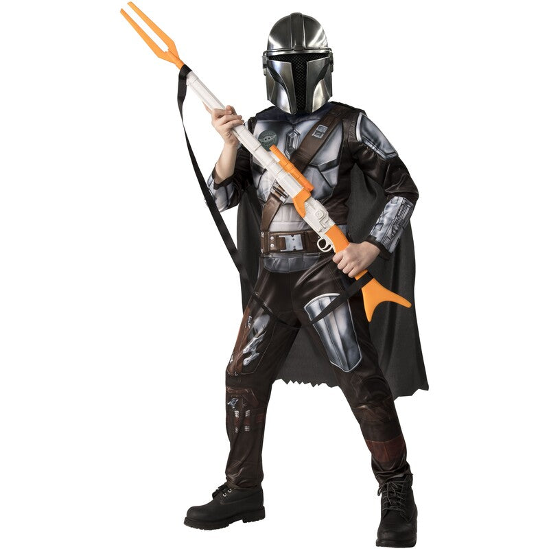 Star Wars The Mandalorian: Deluxe Child Costume: 6-8 Years