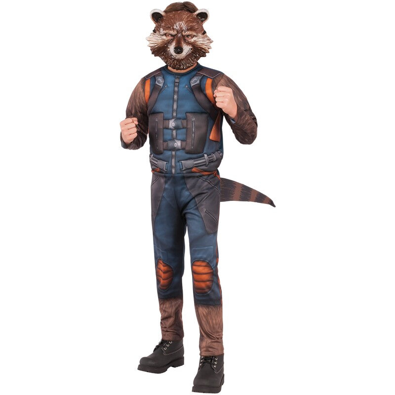 Marvel Kid's Rocket Raccoon Costume - Size 5-7