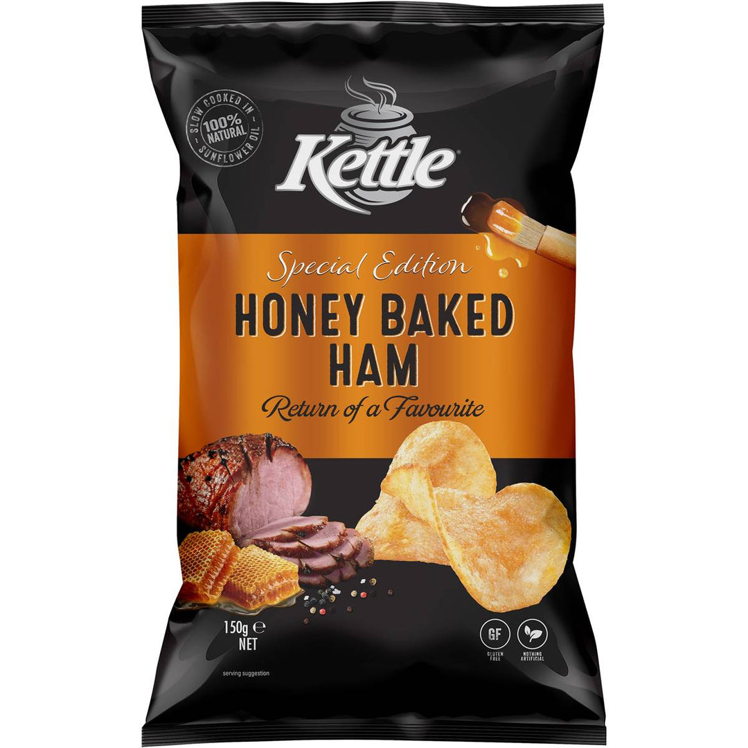 Kettle Special Edition Honey Baked Ham Chips 150g