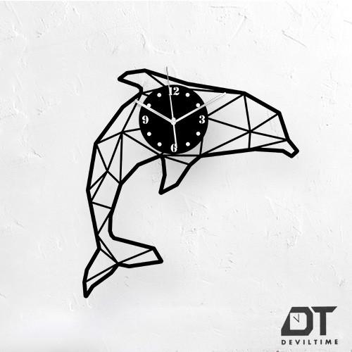 幾何動物系列 時鐘 - 幾何海豚DEVILTIME 時鐘 | DEVILCASE 香港 | AnnaShopaholic