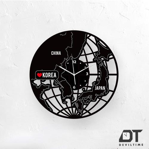 地圖系列 時鐘 - 愛韓國DEVILTIME 時鐘 | DEVILCASE 香港 | AnnaShopaholic