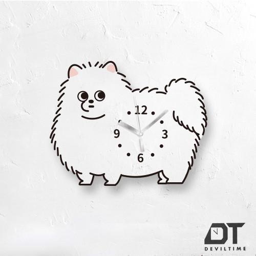 PET UNION系列 時鐘 - 博美(白)DEVILTIME 時鐘 | DEVILCASE 香港 | AnnaShopaholic