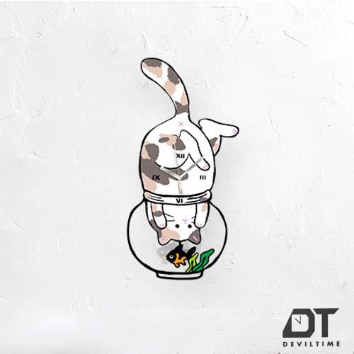 搖擺系列 時鐘 - 胖貓與魚DEVILTIME 時鐘 | DEVILCASE 香港 | AnnaShopaholic