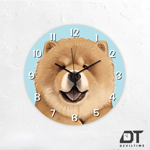 大頭動物系列 時鐘 - 大頭鬆獅犬DEVILTIME 時鐘 | DEVILCASE 香港 | AnnaShopaholic