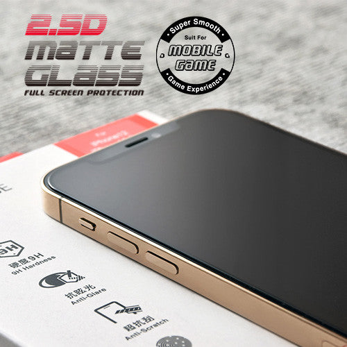 【2.5D】滿版電競霧面玻璃保護貼 - iPhone 12 系列