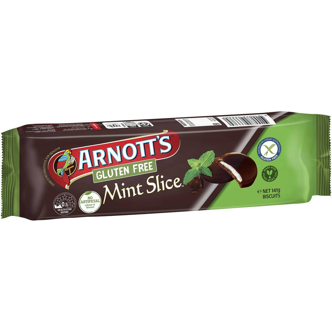 Arnott's Gluten Free Mint Slice Chocolate Biscuits