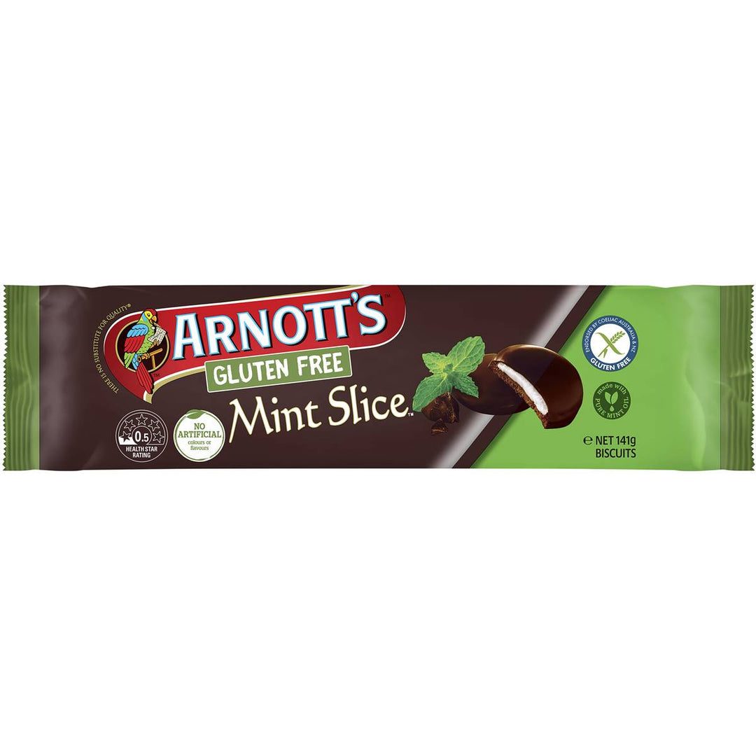 Arnott's Gluten Free Mint Slice Chocolate Biscuits