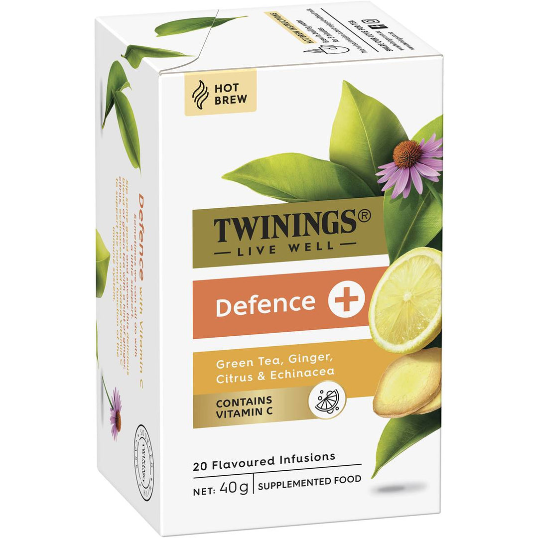 Twinings Live Well Defence Tea Bags 20 Pack | 澳洲代購