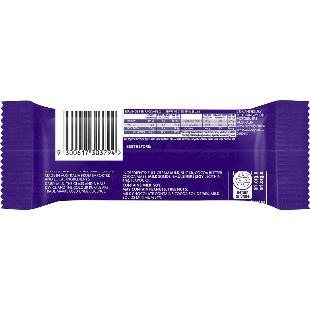 Cadbury Twirl Mint Bar 39g