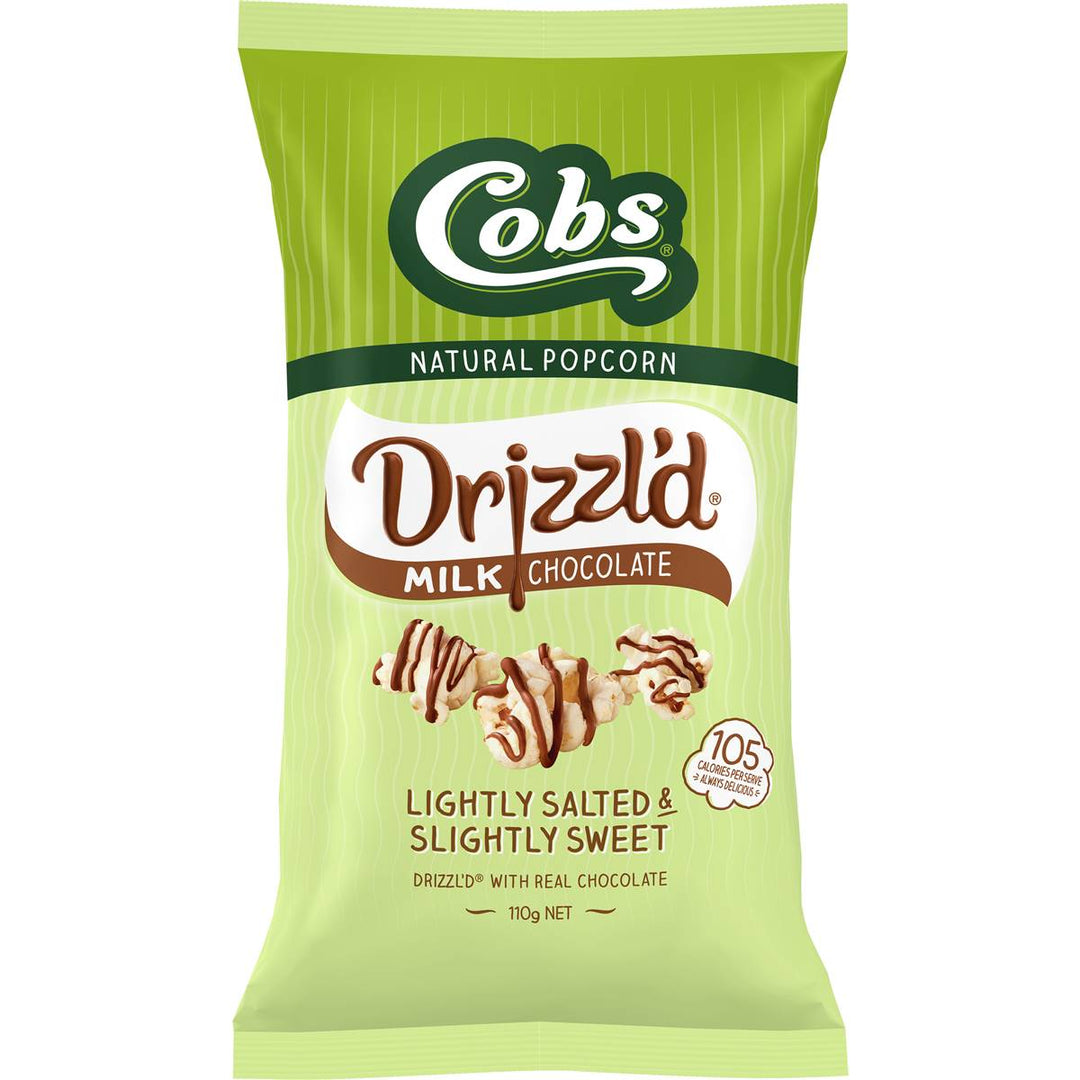 Cobs Drizzl'd Popcorn: Milk Chocolate Light Salted Slightly Sweet