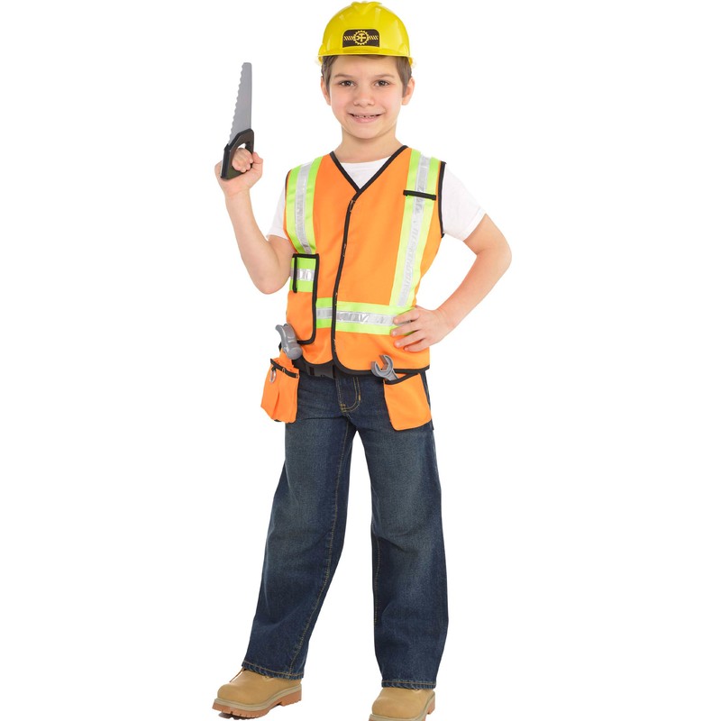 Construction Worker Costume - 4 to 6 Years