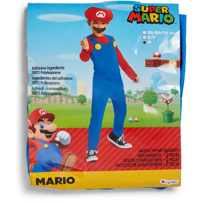 Nintendo Kids Super Mario Fancy Costume - Blue