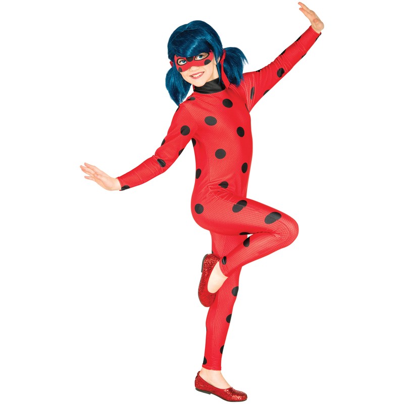 Miraculous Ladybug Kids Costume: 3-5 Years