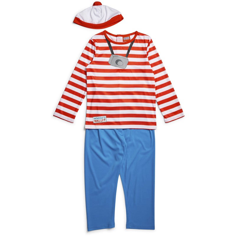 Where's Wally Infant Kids Costume Set: 5-7 Years