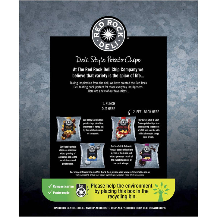 Red Rock Deli Potato Chips: Classic - 10 Generous Packs