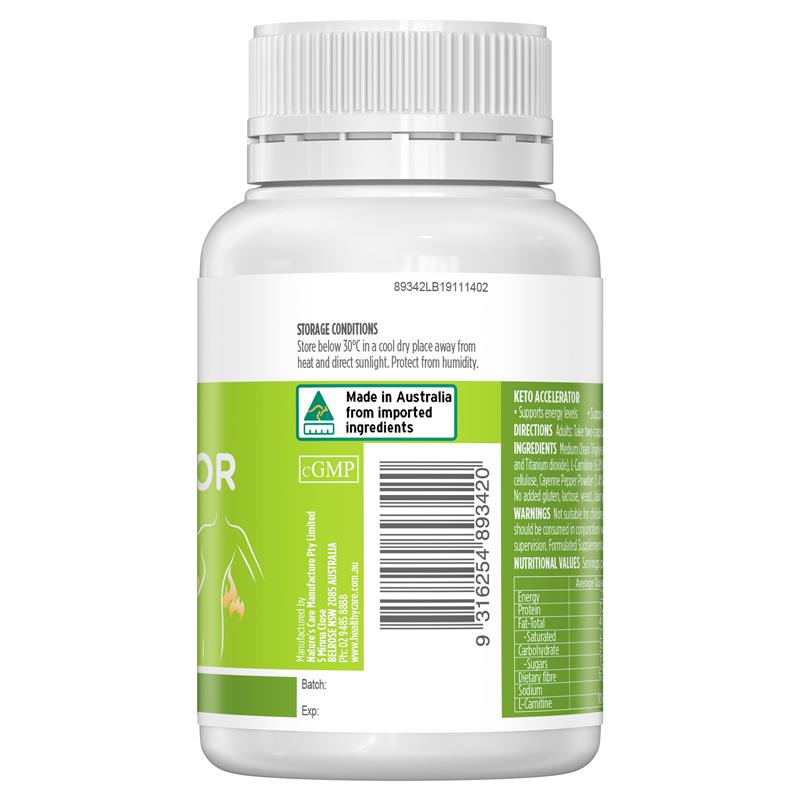 Healthy Care Keto Accelerator 60 Capsules