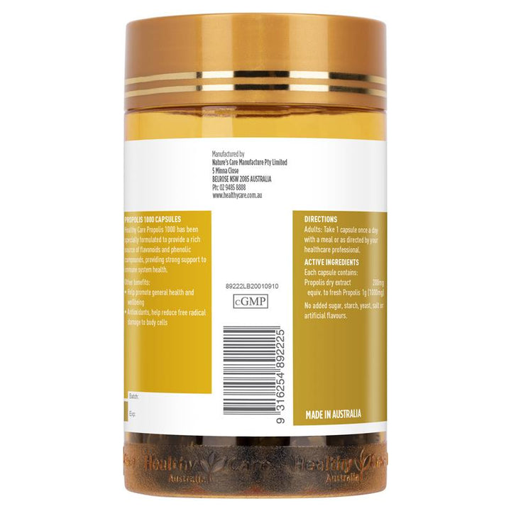 Healthy Care Propolis 1000mg 200 Capsules