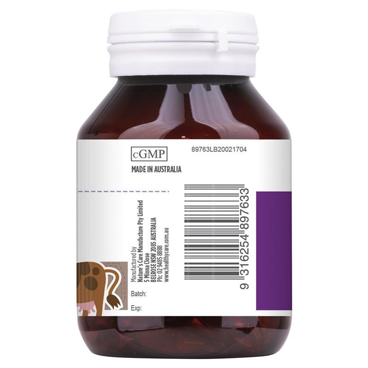 Healthy Care Kids Calcium + Vitamin D3 60 Chewable Tablets