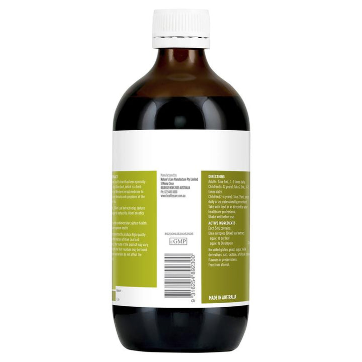 Healthy Care Olive Leaf Extract 500mL