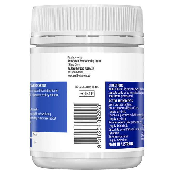 Healthy Care Prostate Plus Ultramax 60 Capsules