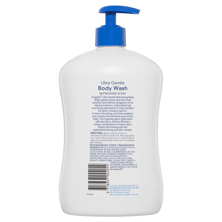 Cetaphil Ultra Gentle Refreshing Body Wash 1L | 澳洲代購 | 空運到港