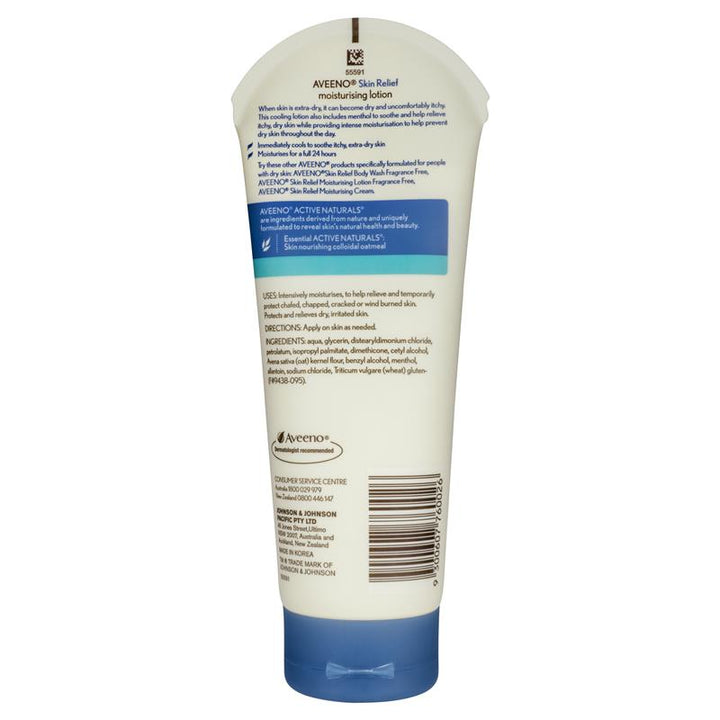Aveeno Active Naturals Skin Relief Moisturising Lotion Fragrance Free 225mL