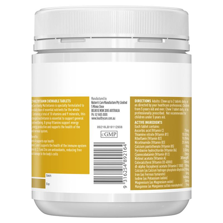 Healthy Care Multivitamin 200 Tablets