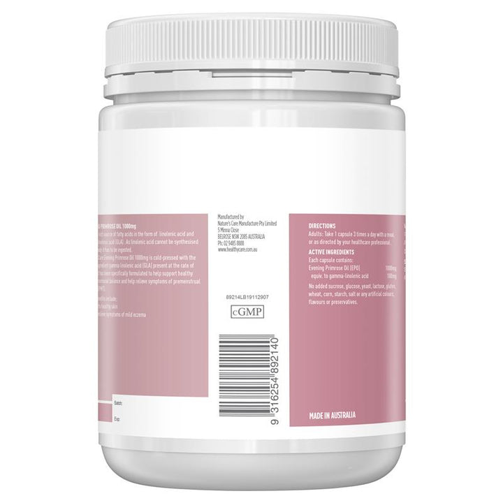 Healthy Care Evening Primrose Oil 1000mg 400 Capsules