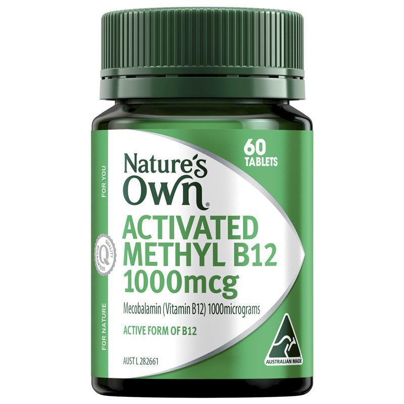 Nature's Own Activated Methyl B12 1000mcg 60 Mini Tablets | 澳洲代購 | 空運到港