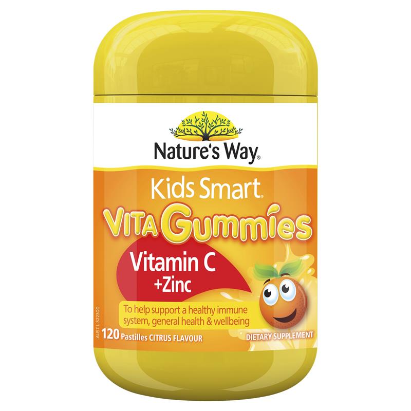 Nature's Way Kids Smart Vita Gummies Vitamin C + Zinc 120 Gummies