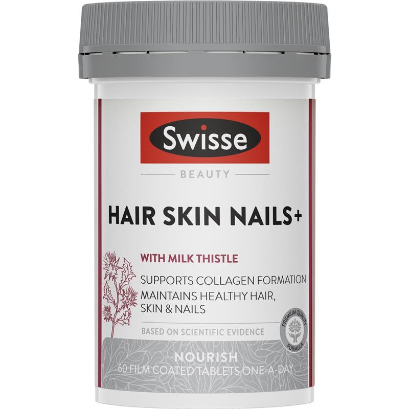 Swisse Ultiboost Hair Skin Nails+ 60 Tablets | 澳洲代購 | 空運到港