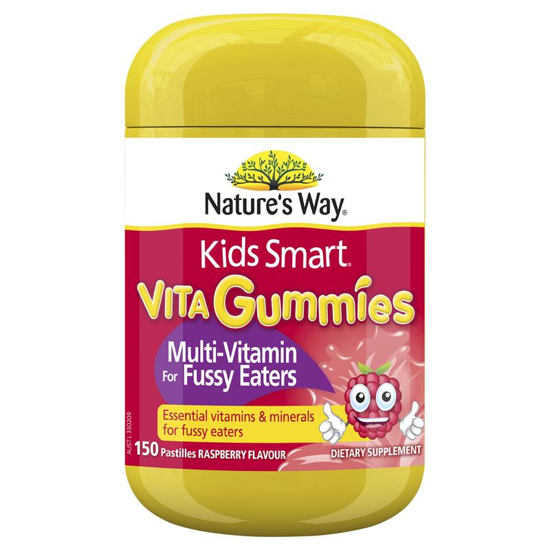 Nature's Way Kids Smart Vita Gummies Multi-Vitamin for Fussy Eaters 150 Pastilles