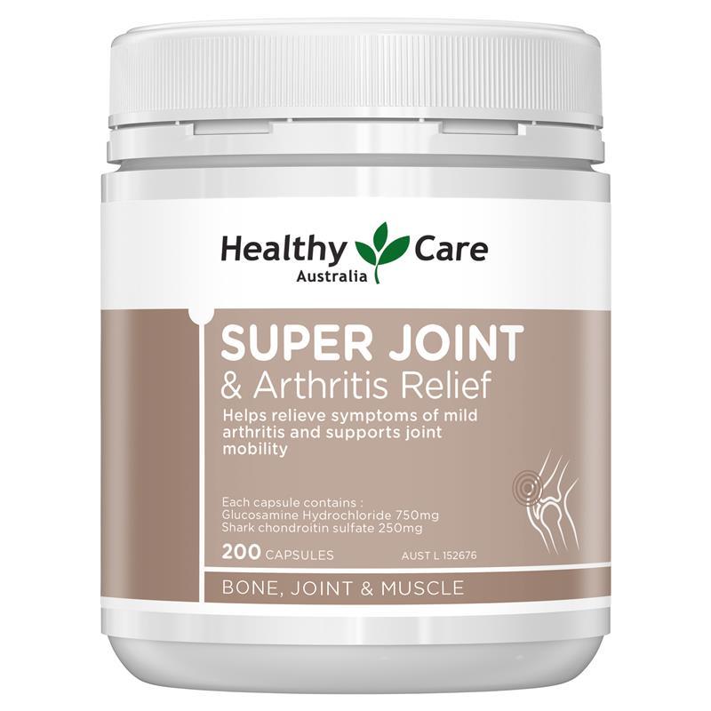 Healthy Care Super Joint & Arthritis Relief 200 Capsules | 澳洲代購 | 空運到港
