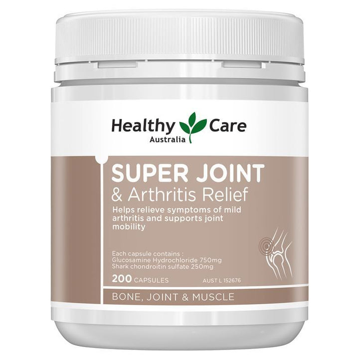 Healthy Care Super Joint & Arthritis Relief 200 Capsules | 澳洲代購 | 空運到港