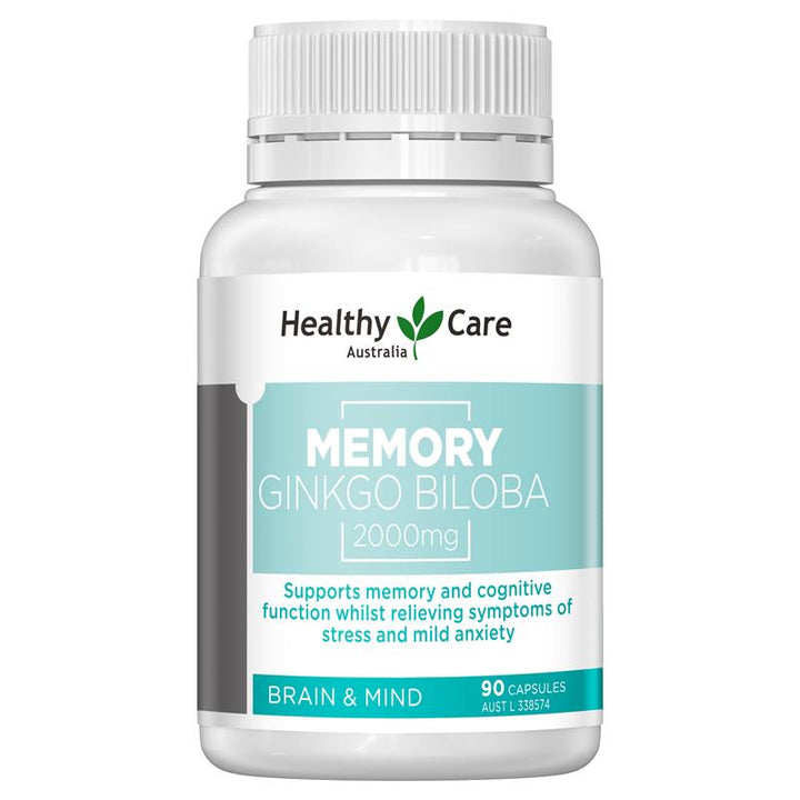 Healthy Care Memory Ginkgo Biloba 2000mg 90 Capsules | 澳洲代購 | 空運到港