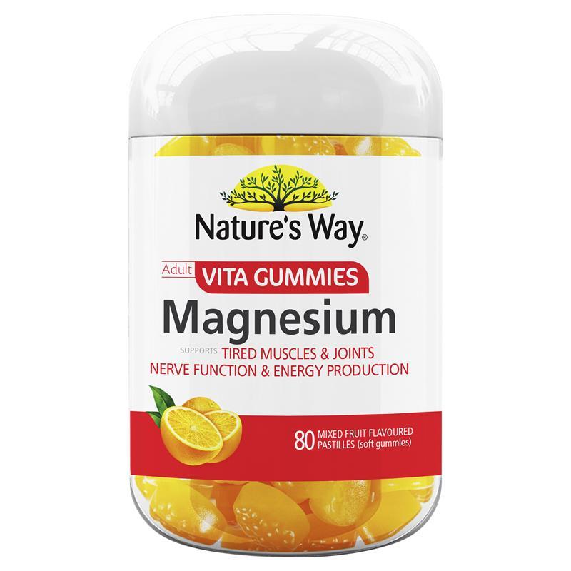 Nature's Way Adult Vita Gummies Magnesium 80 Gummies