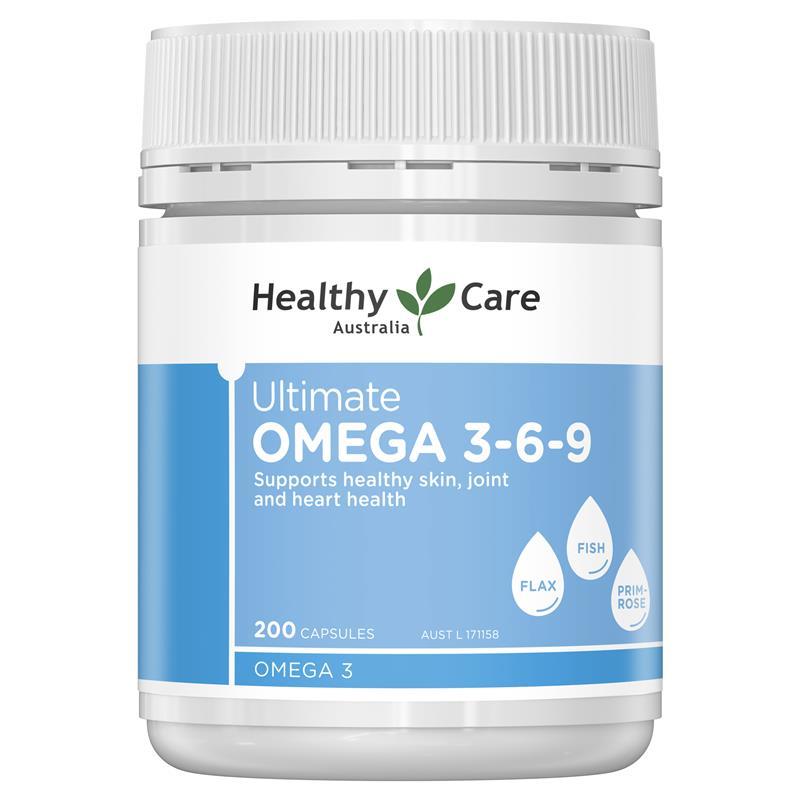 Healthy Care Ultimate Omega 3-6-9 200 Capsules | 澳洲代購 | 空運到港